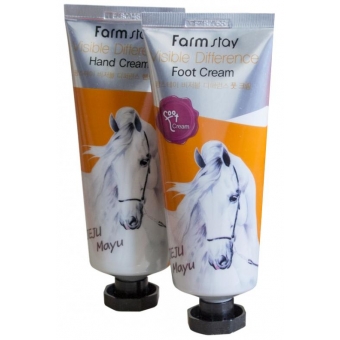 Набор кремов Farmstay Visible Difference Jeju Mayu Complete Hand and Foot Cream